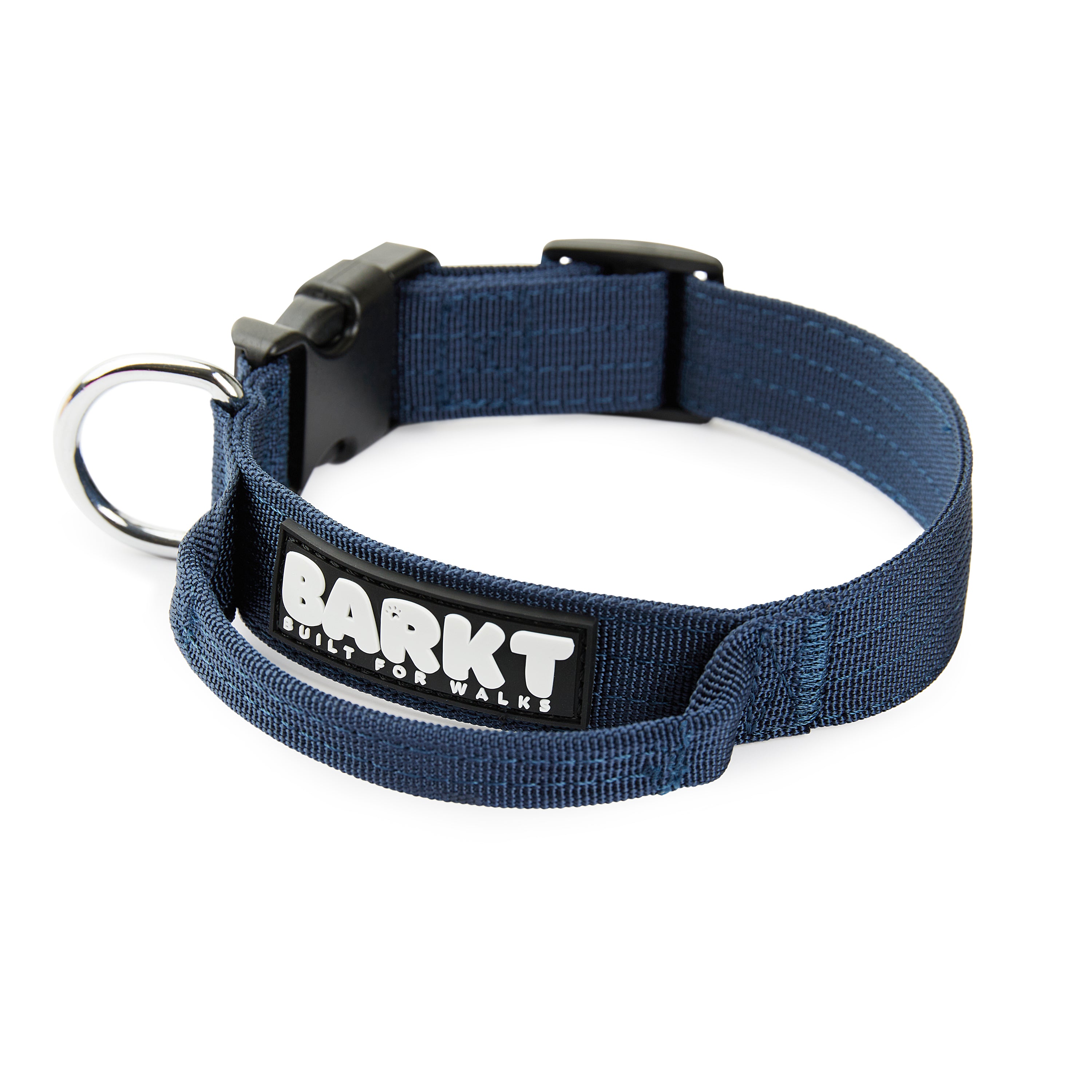 Adventure Blue Grab-Handle Collar – Barkt - Built for Walks
