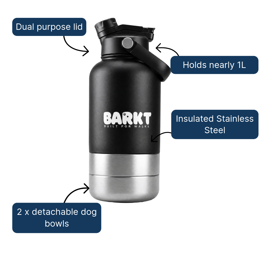 Barkt Bottle & Bag - Special Edition Barkt Black